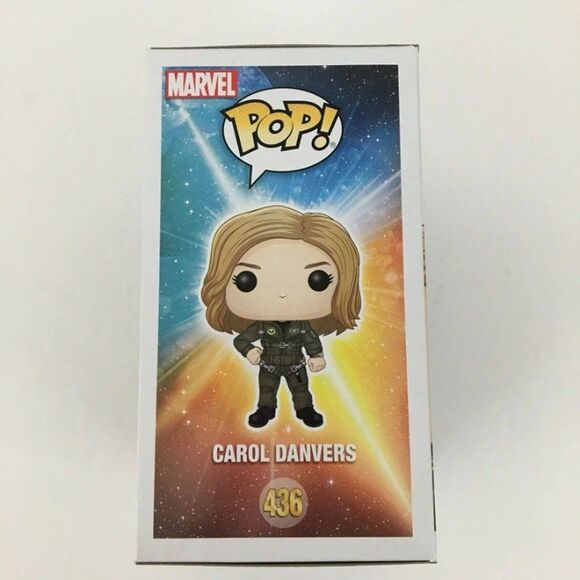 Funko Pop FYE Exclusive Captain Marvel Carol Danvers #436- NEW IN BOX - Picture 4 of 6